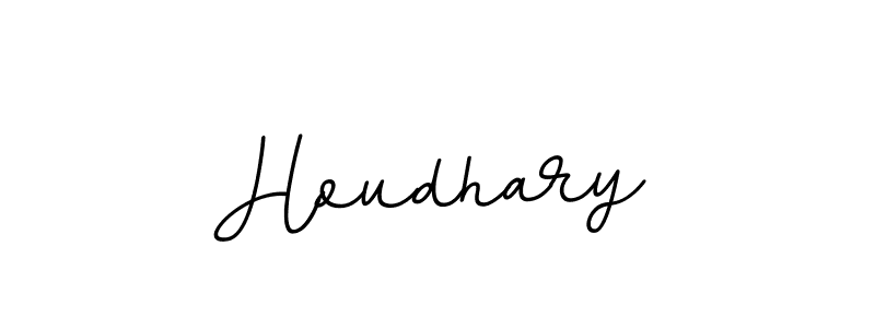 Houdhary stylish signature style. Best Handwritten Sign (BallpointsItalic-DORy9) for my name. Handwritten Signature Collection Ideas for my name Houdhary. Houdhary signature style 11 images and pictures png