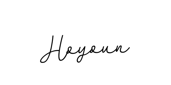 Hoyoun stylish signature style. Best Handwritten Sign (BallpointsItalic-DORy9) for my name. Handwritten Signature Collection Ideas for my name Hoyoun. Hoyoun signature style 11 images and pictures png