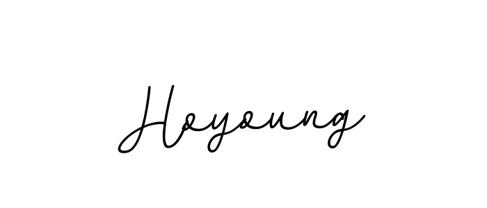 Also we have Hoyoung name is the best signature style. Create professional handwritten signature collection using BallpointsItalic-DORy9 autograph style. Hoyoung signature style 11 images and pictures png