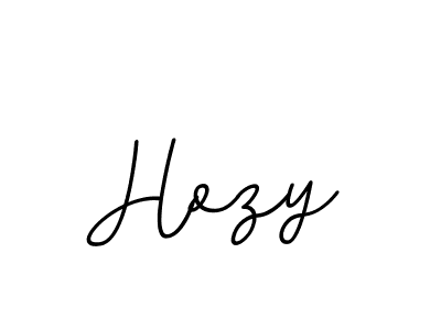 Create a beautiful signature design for name Hozy. With this signature (BallpointsItalic-DORy9) fonts, you can make a handwritten signature for free. Hozy signature style 11 images and pictures png
