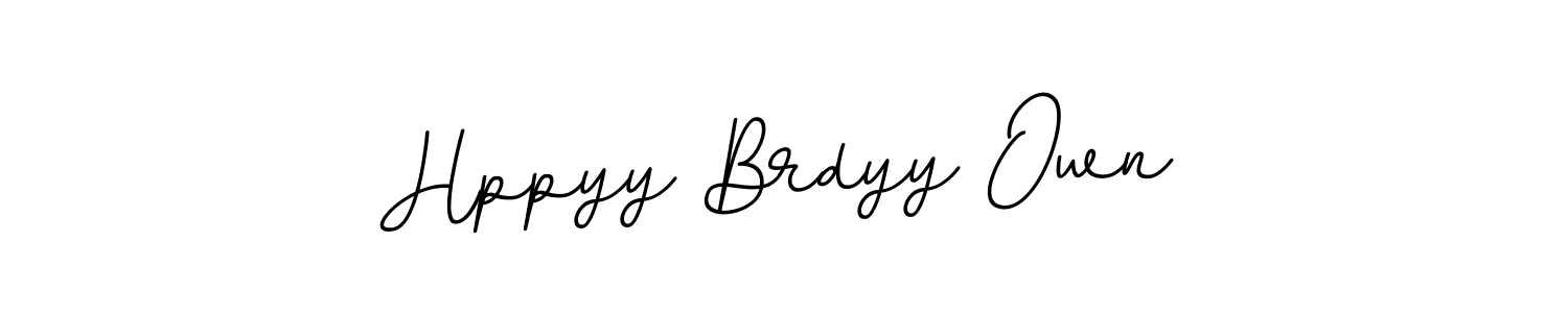 Also You can easily find your signature by using the search form. We will create Hppyy Brdyy Own name handwritten signature images for you free of cost using BallpointsItalic-DORy9 sign style. Hppyy Brdyy Own signature style 11 images and pictures png