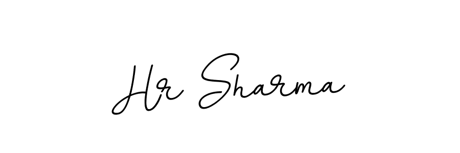 Design your own signature with our free online signature maker. With this signature software, you can create a handwritten (BallpointsItalic-DORy9) signature for name Hr Sharma. Hr Sharma signature style 11 images and pictures png