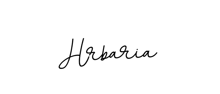 Make a beautiful signature design for name Hrbaria. With this signature (BallpointsItalic-DORy9) style, you can create a handwritten signature for free. Hrbaria signature style 11 images and pictures png