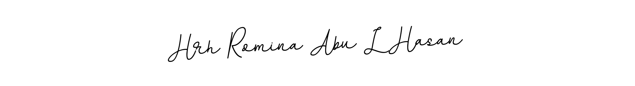 How to make Hrh Romina Abu L Hasan signature? BallpointsItalic-DORy9 is a professional autograph style. Create handwritten signature for Hrh Romina Abu L Hasan name. Hrh Romina Abu L Hasan signature style 11 images and pictures png