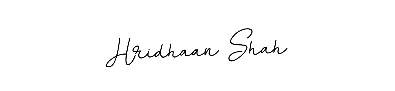Create a beautiful signature design for name Hridhaan Shah. With this signature (BallpointsItalic-DORy9) fonts, you can make a handwritten signature for free. Hridhaan Shah signature style 11 images and pictures png