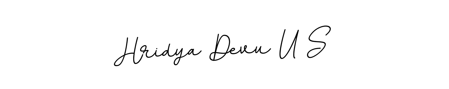 Use a signature maker to create a handwritten signature online. With this signature software, you can design (BallpointsItalic-DORy9) your own signature for name Hridya Devu U S. Hridya Devu U S signature style 11 images and pictures png