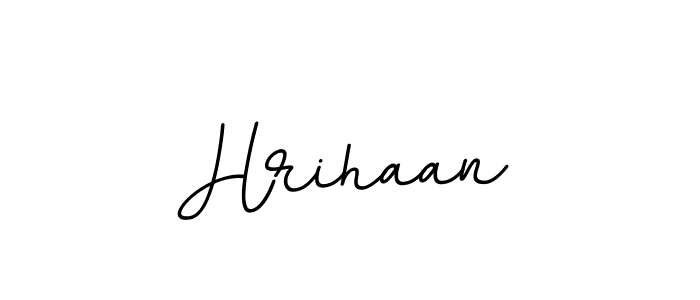 How to make Hrihaan name signature. Use BallpointsItalic-DORy9 style for creating short signs online. This is the latest handwritten sign. Hrihaan signature style 11 images and pictures png