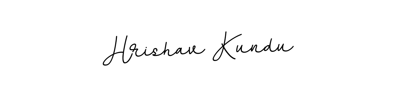 Make a beautiful signature design for name Hrishav Kundu. With this signature (BallpointsItalic-DORy9) style, you can create a handwritten signature for free. Hrishav Kundu signature style 11 images and pictures png
