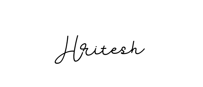 Hritesh stylish signature style. Best Handwritten Sign (BallpointsItalic-DORy9) for my name. Handwritten Signature Collection Ideas for my name Hritesh. Hritesh signature style 11 images and pictures png