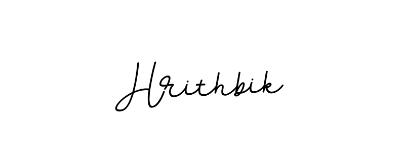 You should practise on your own different ways (BallpointsItalic-DORy9) to write your name (Hrithbik) in signature. don't let someone else do it for you. Hrithbik signature style 11 images and pictures png