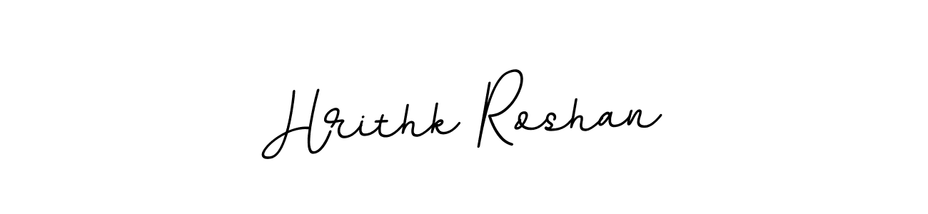 You should practise on your own different ways (BallpointsItalic-DORy9) to write your name (Hrithk Roshan) in signature. don't let someone else do it for you. Hrithk Roshan signature style 11 images and pictures png