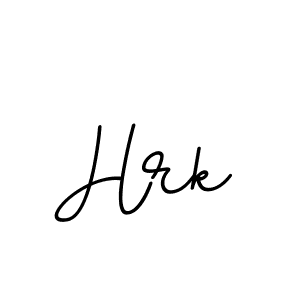 You should practise on your own different ways (BallpointsItalic-DORy9) to write your name (Hrk) in signature. don't let someone else do it for you. Hrk signature style 11 images and pictures png