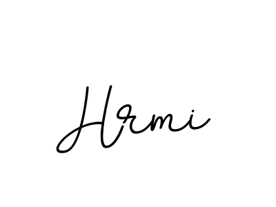 How to make Hrmi name signature. Use BallpointsItalic-DORy9 style for creating short signs online. This is the latest handwritten sign. Hrmi signature style 11 images and pictures png