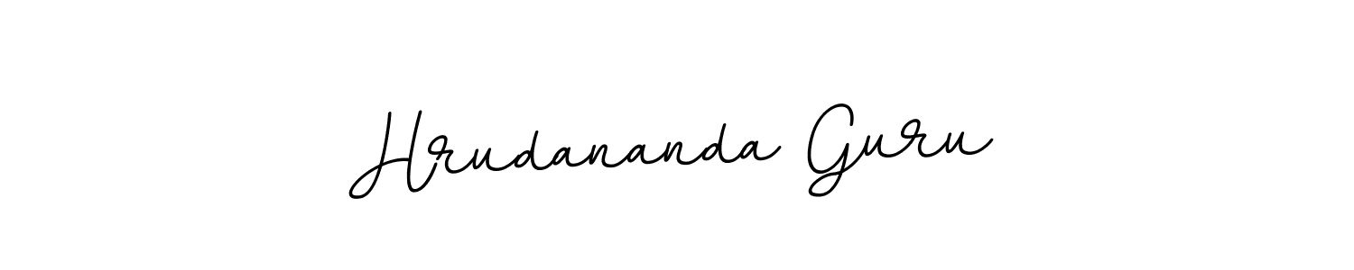 Make a beautiful signature design for name Hrudananda Guru. With this signature (BallpointsItalic-DORy9) style, you can create a handwritten signature for free. Hrudananda Guru signature style 11 images and pictures png