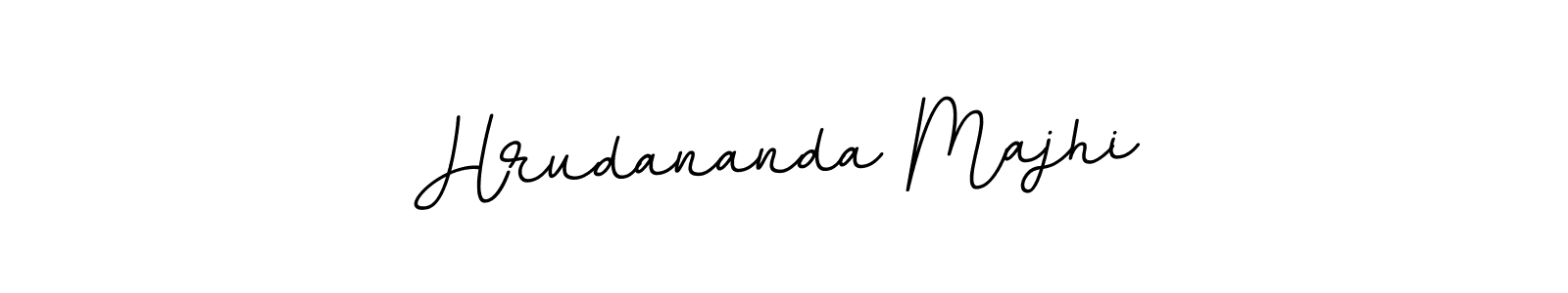 Design your own signature with our free online signature maker. With this signature software, you can create a handwritten (BallpointsItalic-DORy9) signature for name Hrudananda Majhi. Hrudananda Majhi signature style 11 images and pictures png