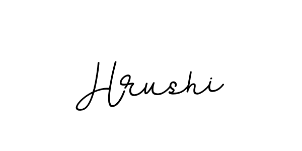 How to Draw Hrushi signature style? BallpointsItalic-DORy9 is a latest design signature styles for name Hrushi. Hrushi signature style 11 images and pictures png