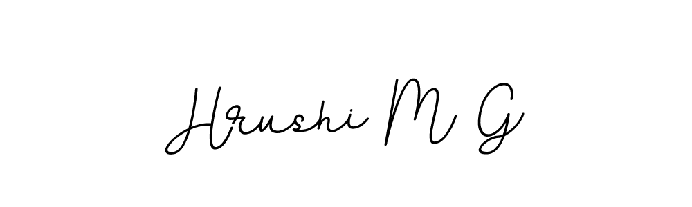 Similarly BallpointsItalic-DORy9 is the best handwritten signature design. Signature creator online .You can use it as an online autograph creator for name Hrushi M G. Hrushi M G signature style 11 images and pictures png