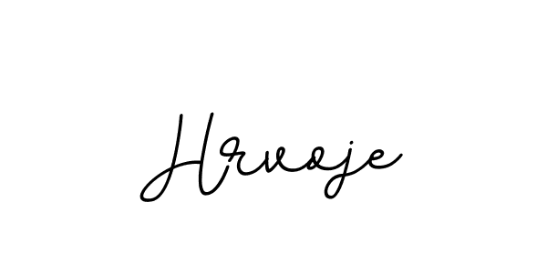 It looks lik you need a new signature style for name Hrvoje. Design unique handwritten (BallpointsItalic-DORy9) signature with our free signature maker in just a few clicks. Hrvoje signature style 11 images and pictures png