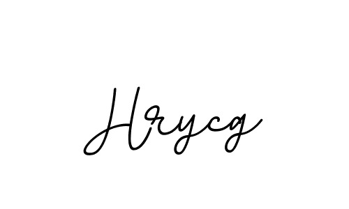 How to make Hrycg name signature. Use BallpointsItalic-DORy9 style for creating short signs online. This is the latest handwritten sign. Hrycg signature style 11 images and pictures png