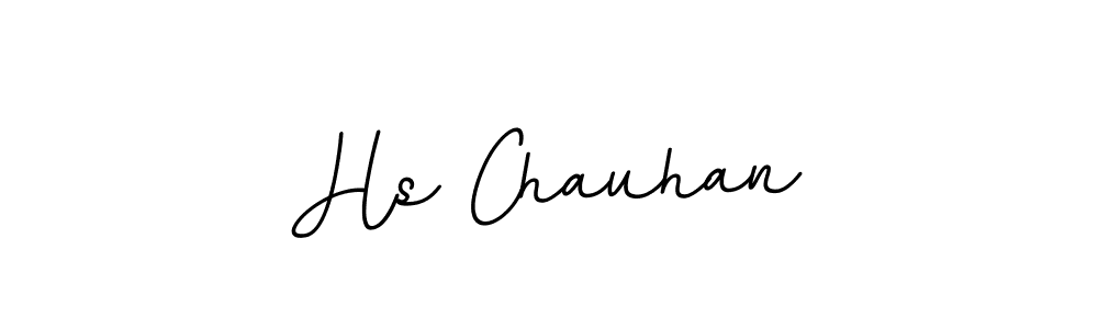 You should practise on your own different ways (BallpointsItalic-DORy9) to write your name (Hs Chauhan) in signature. don't let someone else do it for you. Hs Chauhan signature style 11 images and pictures png