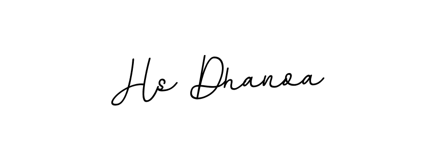 Once you've used our free online signature maker to create your best signature BallpointsItalic-DORy9 style, it's time to enjoy all of the benefits that Hs Dhanoa name signing documents. Hs Dhanoa signature style 11 images and pictures png