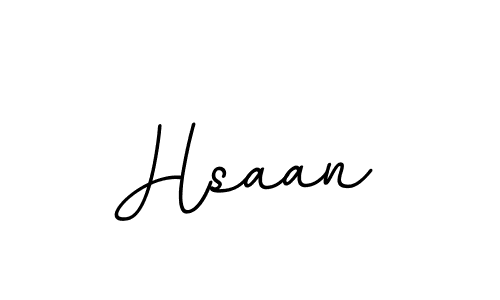 Design your own signature with our free online signature maker. With this signature software, you can create a handwritten (BallpointsItalic-DORy9) signature for name Hsaan. Hsaan signature style 11 images and pictures png