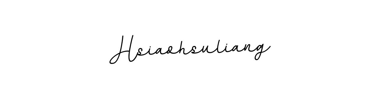 Hsiaohsuliang stylish signature style. Best Handwritten Sign (BallpointsItalic-DORy9) for my name. Handwritten Signature Collection Ideas for my name Hsiaohsuliang. Hsiaohsuliang signature style 11 images and pictures png