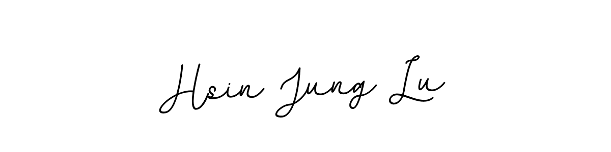 Use a signature maker to create a handwritten signature online. With this signature software, you can design (BallpointsItalic-DORy9) your own signature for name Hsin Jung Lu. Hsin Jung Lu signature style 11 images and pictures png