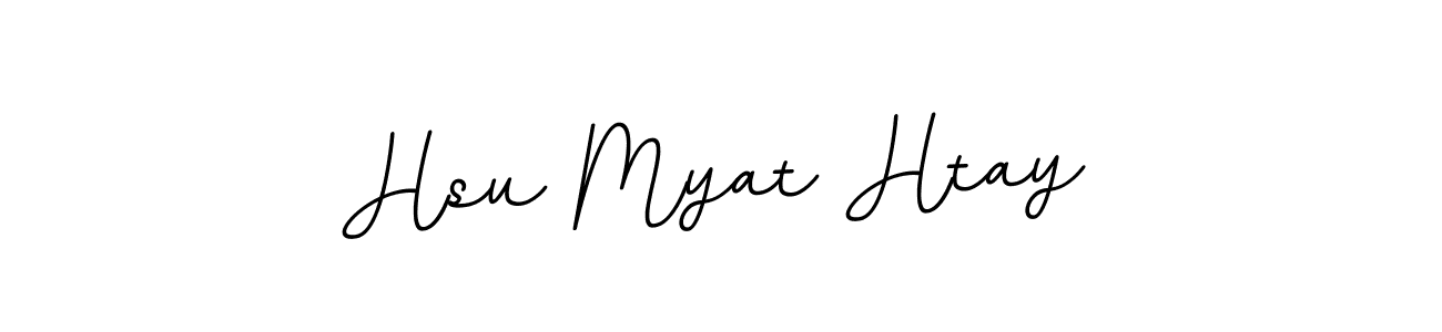 How to make Hsu Myat Htay name signature. Use BallpointsItalic-DORy9 style for creating short signs online. This is the latest handwritten sign. Hsu Myat Htay signature style 11 images and pictures png