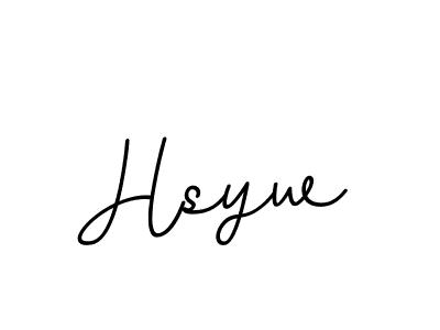 Hsyw stylish signature style. Best Handwritten Sign (BallpointsItalic-DORy9) for my name. Handwritten Signature Collection Ideas for my name Hsyw. Hsyw signature style 11 images and pictures png