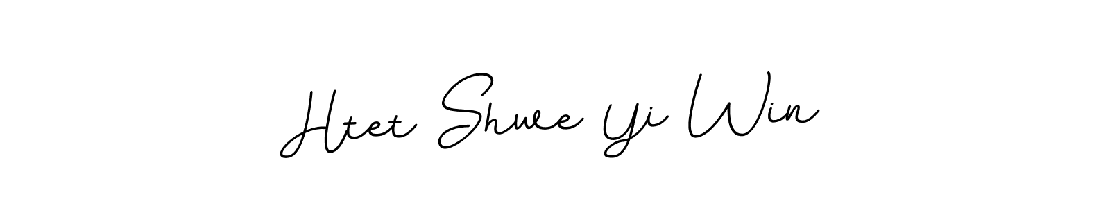 The best way (BallpointsItalic-DORy9) to make a short signature is to pick only two or three words in your name. The name Htet Shwe Yi Win include a total of six letters. For converting this name. Htet Shwe Yi Win signature style 11 images and pictures png