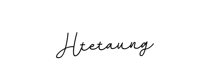 Htetaung stylish signature style. Best Handwritten Sign (BallpointsItalic-DORy9) for my name. Handwritten Signature Collection Ideas for my name Htetaung. Htetaung signature style 11 images and pictures png
