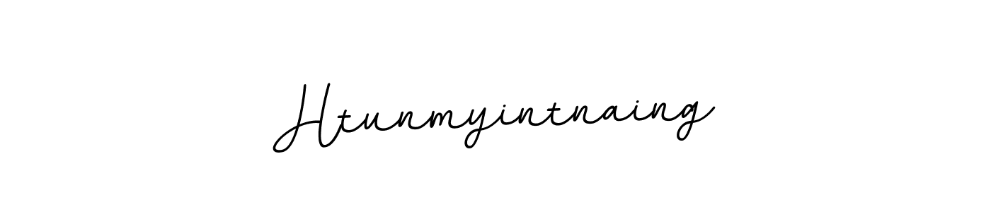 Make a beautiful signature design for name Htunmyintnaing. With this signature (BallpointsItalic-DORy9) style, you can create a handwritten signature for free. Htunmyintnaing signature style 11 images and pictures png
