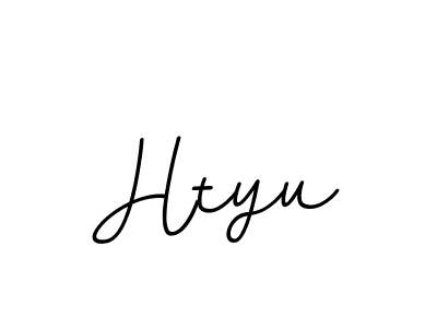 Create a beautiful signature design for name Htyu. With this signature (BallpointsItalic-DORy9) fonts, you can make a handwritten signature for free. Htyu signature style 11 images and pictures png