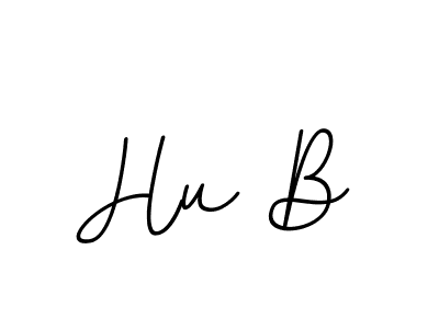 Hu B stylish signature style. Best Handwritten Sign (BallpointsItalic-DORy9) for my name. Handwritten Signature Collection Ideas for my name Hu B. Hu B signature style 11 images and pictures png