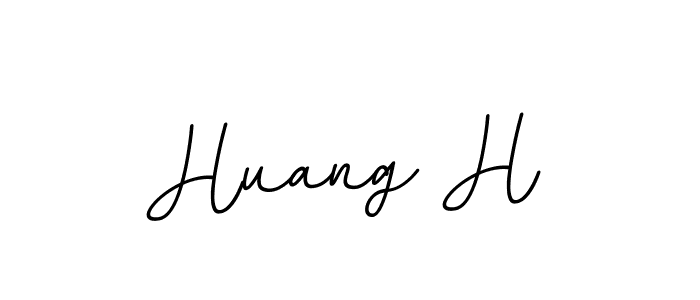 This is the best signature style for the Huang H name. Also you like these signature font (BallpointsItalic-DORy9). Mix name signature. Huang H signature style 11 images and pictures png