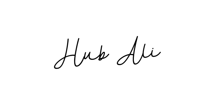 Hub Ali stylish signature style. Best Handwritten Sign (BallpointsItalic-DORy9) for my name. Handwritten Signature Collection Ideas for my name Hub Ali. Hub Ali signature style 11 images and pictures png