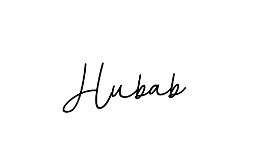 Make a beautiful signature design for name Hubab. With this signature (BallpointsItalic-DORy9) style, you can create a handwritten signature for free. Hubab signature style 11 images and pictures png