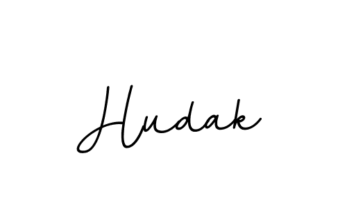 Hudak stylish signature style. Best Handwritten Sign (BallpointsItalic-DORy9) for my name. Handwritten Signature Collection Ideas for my name Hudak. Hudak signature style 11 images and pictures png