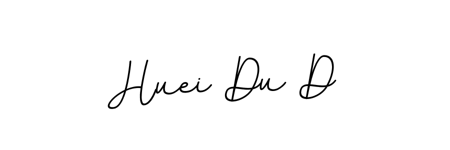Design your own signature with our free online signature maker. With this signature software, you can create a handwritten (BallpointsItalic-DORy9) signature for name Huei Du D. Huei Du D signature style 11 images and pictures png