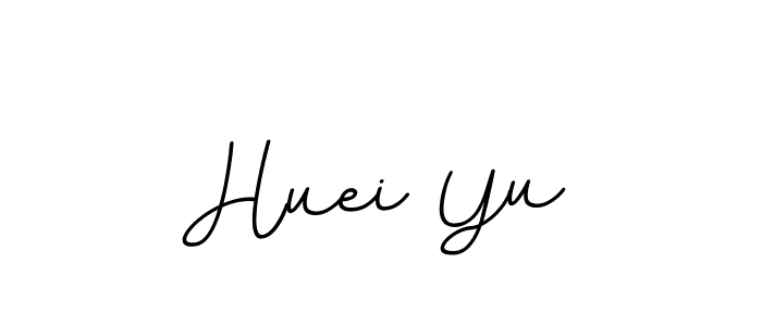 Create a beautiful signature design for name Huei Yu. With this signature (BallpointsItalic-DORy9) fonts, you can make a handwritten signature for free. Huei Yu signature style 11 images and pictures png