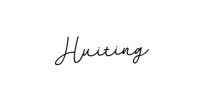 Make a beautiful signature design for name Huiting. With this signature (BallpointsItalic-DORy9) style, you can create a handwritten signature for free. Huiting signature style 11 images and pictures png
