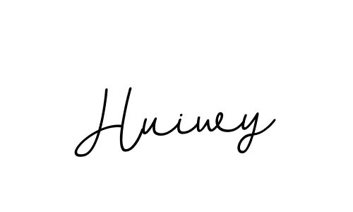The best way (BallpointsItalic-DORy9) to make a short signature is to pick only two or three words in your name. The name Huiwy include a total of six letters. For converting this name. Huiwy signature style 11 images and pictures png