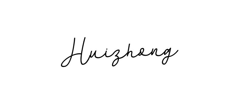 Make a beautiful signature design for name Huizhong. With this signature (BallpointsItalic-DORy9) style, you can create a handwritten signature for free. Huizhong signature style 11 images and pictures png