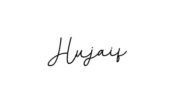 Use a signature maker to create a handwritten signature online. With this signature software, you can design (BallpointsItalic-DORy9) your own signature for name Hujaif. Hujaif signature style 11 images and pictures png