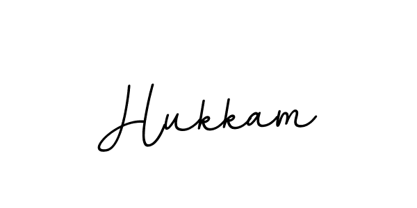 Create a beautiful signature design for name Hukkam. With this signature (BallpointsItalic-DORy9) fonts, you can make a handwritten signature for free. Hukkam signature style 11 images and pictures png