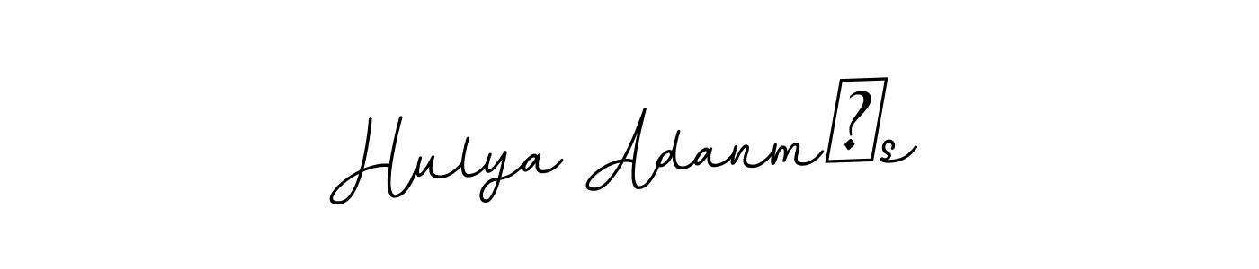 Design your own signature with our free online signature maker. With this signature software, you can create a handwritten (BallpointsItalic-DORy9) signature for name Hulya Adanmıs. Hulya Adanmıs signature style 11 images and pictures png