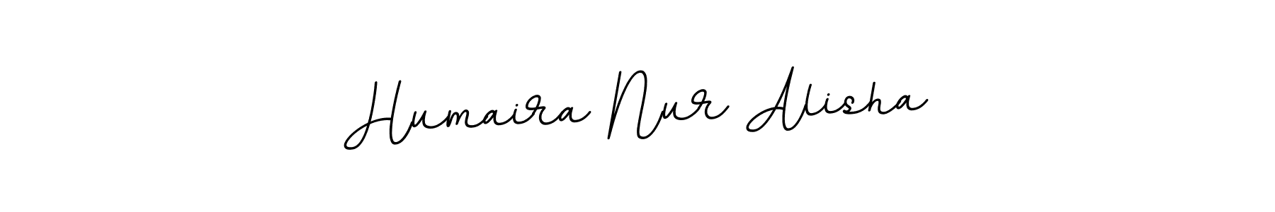 BallpointsItalic-DORy9 is a professional signature style that is perfect for those who want to add a touch of class to their signature. It is also a great choice for those who want to make their signature more unique. Get Humaira Nur Alisha name to fancy signature for free. Humaira Nur Alisha signature style 11 images and pictures png