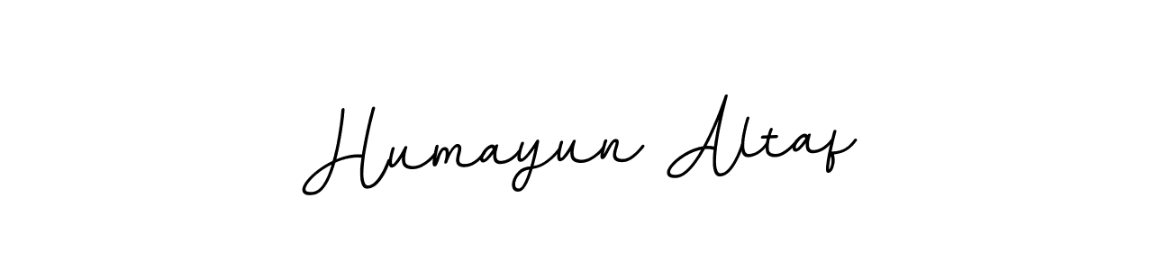 You should practise on your own different ways (BallpointsItalic-DORy9) to write your name (Humayun Altaf) in signature. don't let someone else do it for you. Humayun Altaf signature style 11 images and pictures png