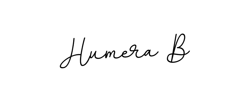 Create a beautiful signature design for name Humera B. With this signature (BallpointsItalic-DORy9) fonts, you can make a handwritten signature for free. Humera B signature style 11 images and pictures png